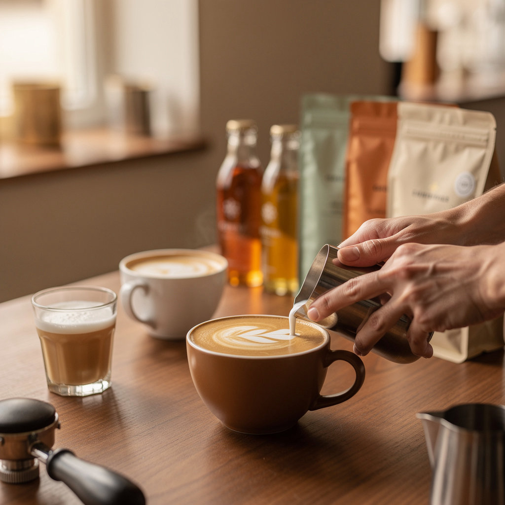 Red Beard Coffee Co locally roasted espresso drinks and specialty coffee menu