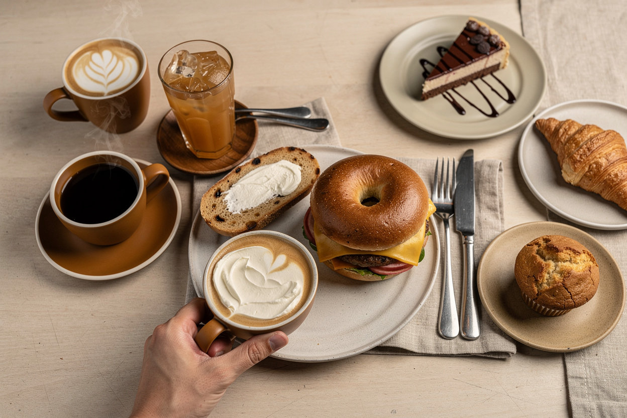 Red Beard Coffee Co menu highlights: locally roasted coffee, fresh bagels, and pastries in Pueblo West